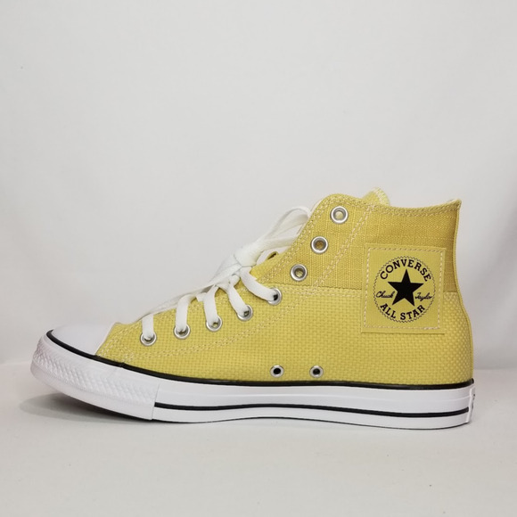 Converse Unisex  CTAS Canvas Hi Top Sneaker Men  Size 10.5 A07500F Sunflower NWB - Picture 5 of 9